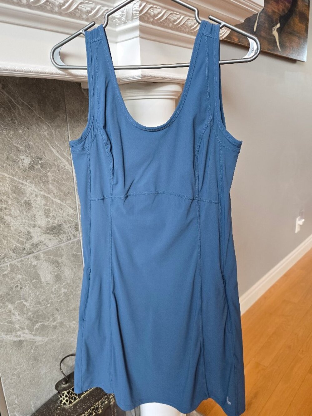 LOLE athletic blue tank dress skort size small